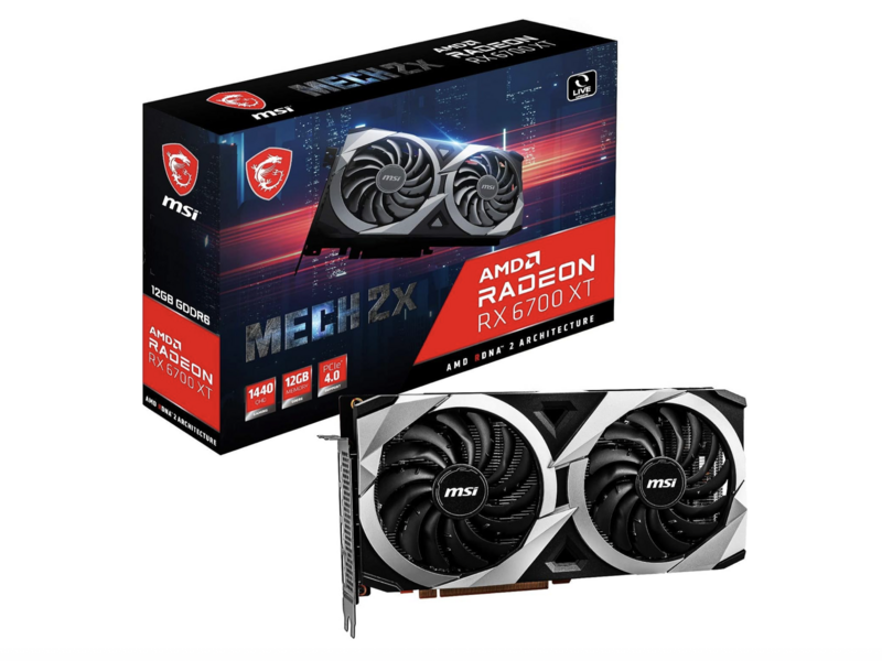 【希少】AMD Radeon RX6700XT GPU 12G MSi Radeon RX 6700 XT Mech 12GB 2x OC Graphics Card - Loja Fishisfast